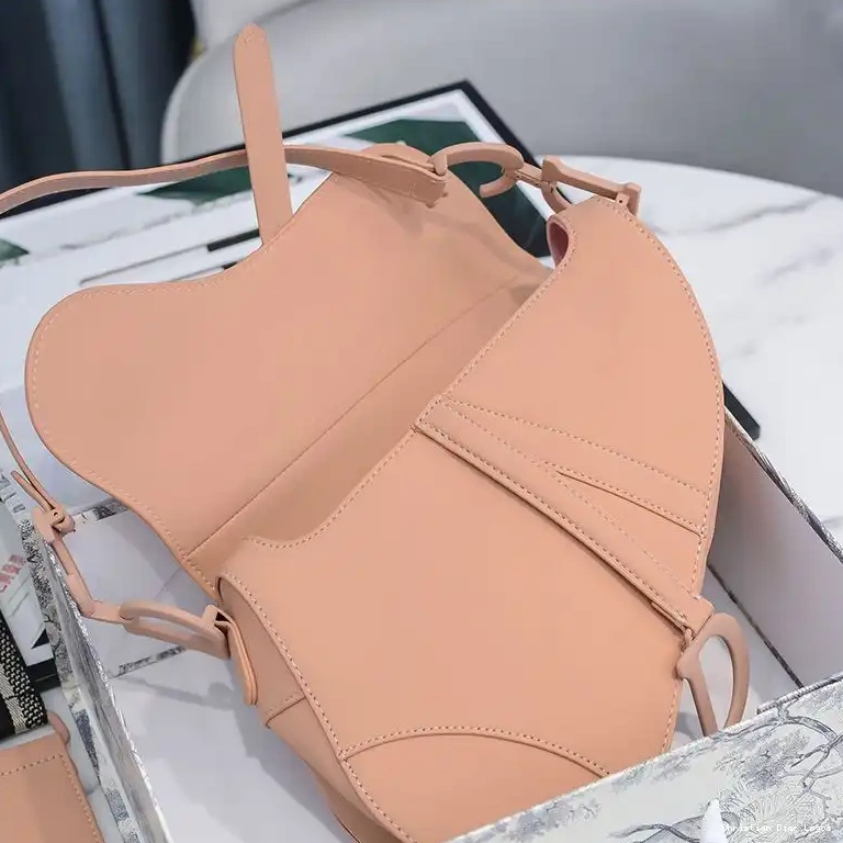 Cheap Saddle Ultramatte Calfskin Bag Pink Dior 0417 Luxury